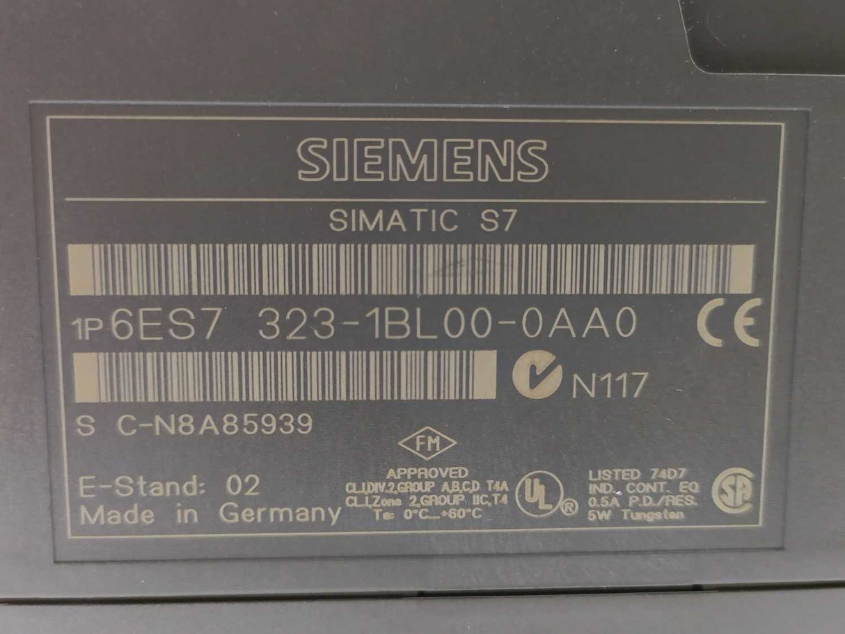 Siemens 6ES7323-1BL00-0AA0 SIMATIC S7 Digital module