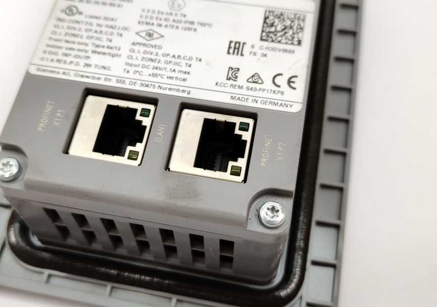 Siemens 6AV3688-3AF37-0AX0 SIMATIC HMI KP8F PN, Key Panel