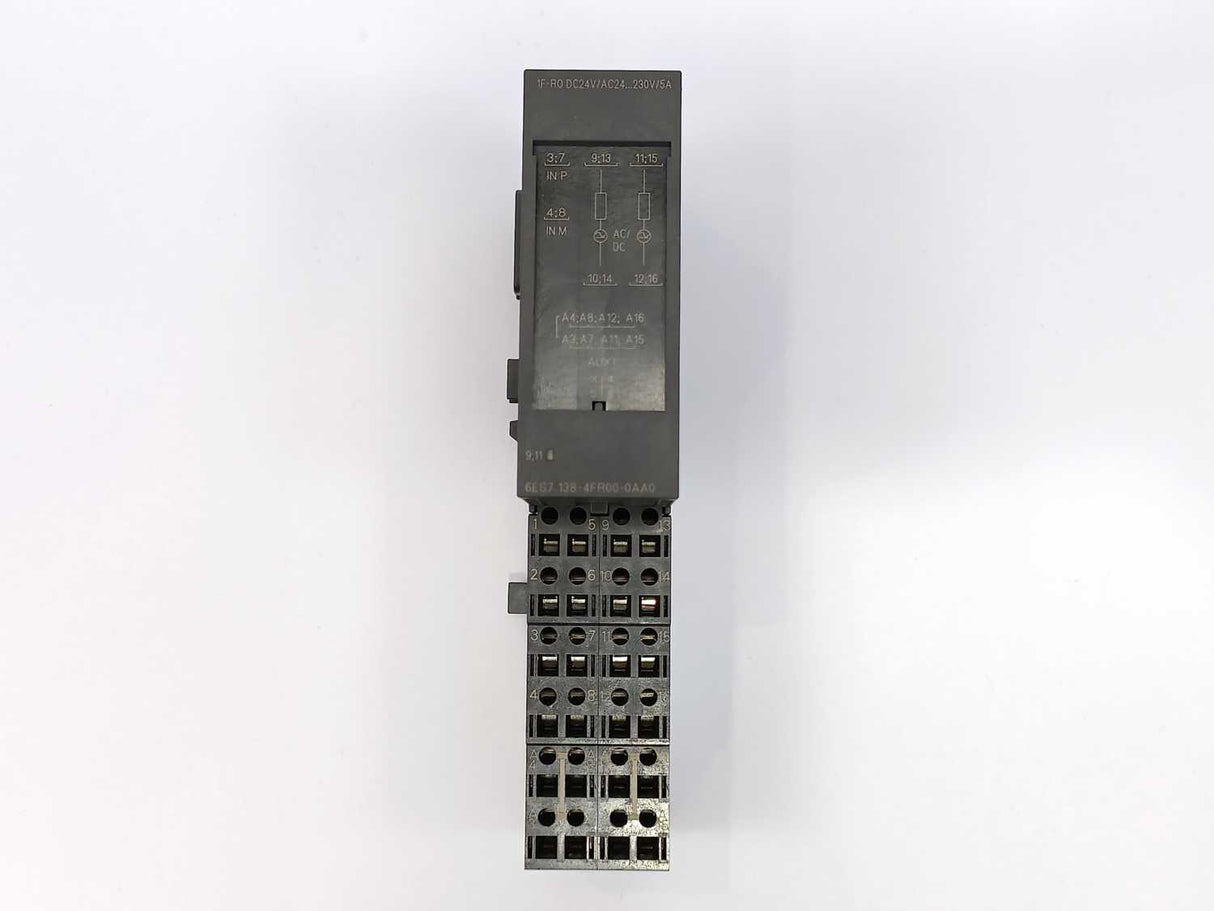 Siemens 6ES7138-4FR00-0AA0 SIMATIC DP Electronics module w/ 6ES7193-4CF50-0AA0