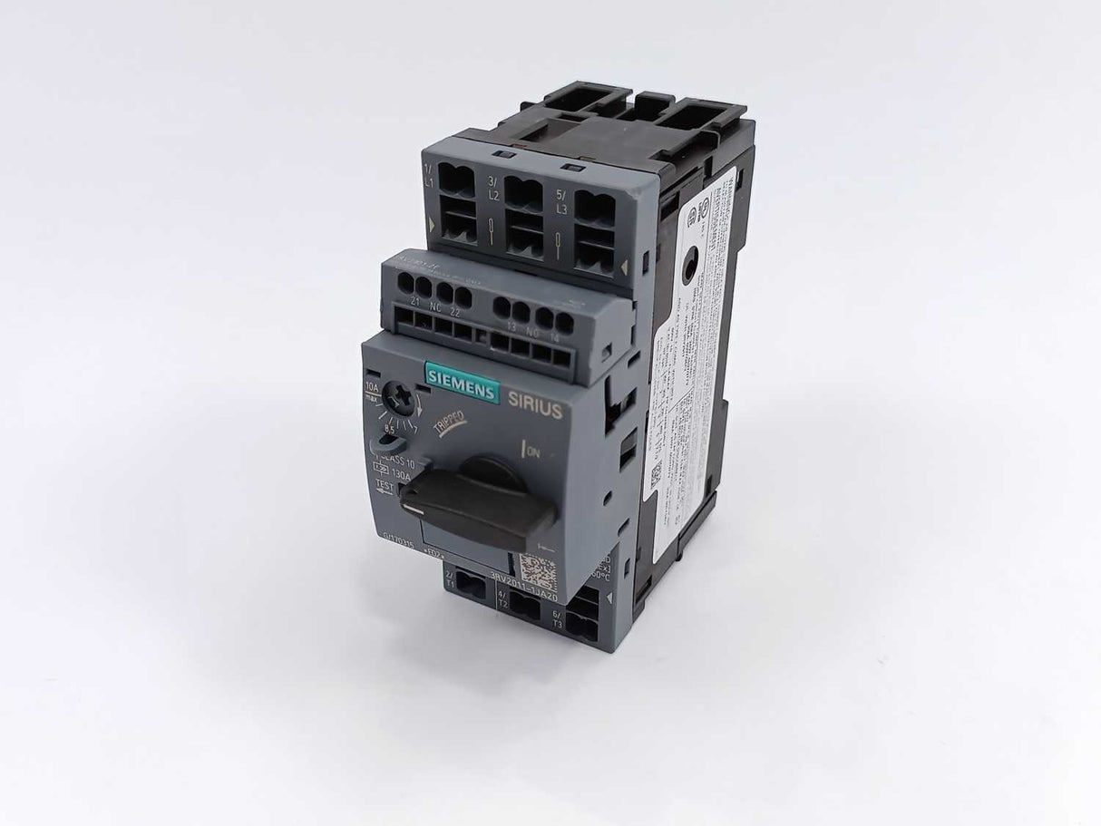 Siemens 3RV2011-1JA20 Circuit breaker size S00