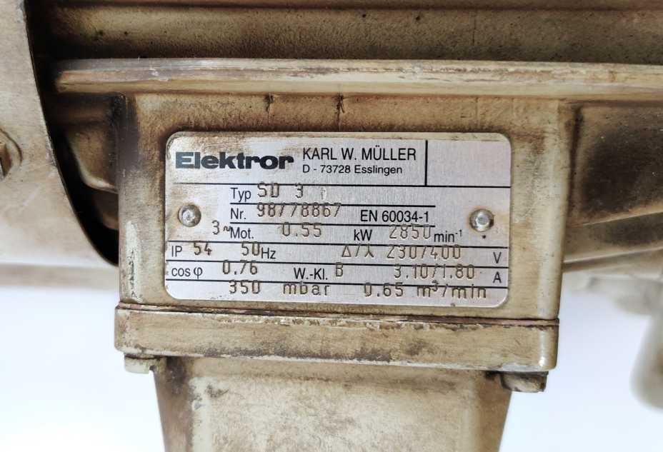 Elektror SD 3 987/8867 Gear Box