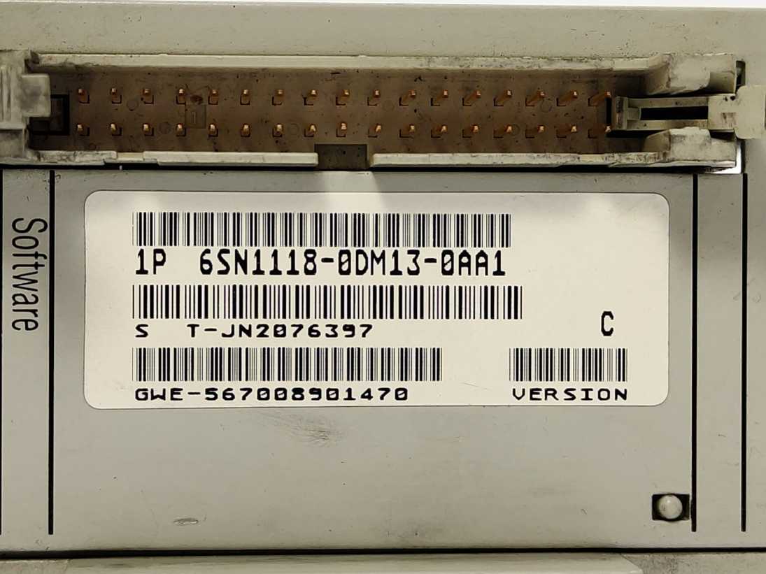 Siemens 6SN1118-0DM13-0AA1 SIMODRIVE