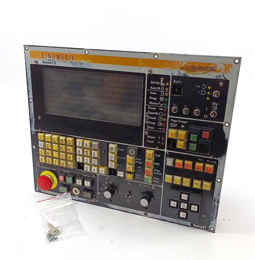 Siemens 548 021.9010.01 SINUMERIK System 8 Operator Panel
