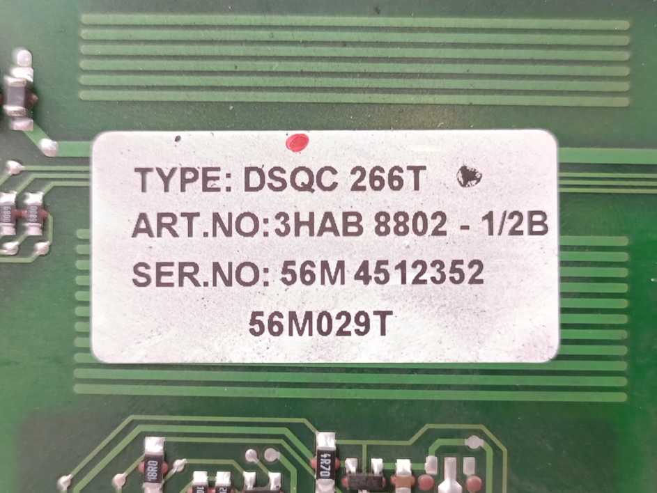 ABB 3HAB8802-1 DSQC 266T, Circuit board with mounted components