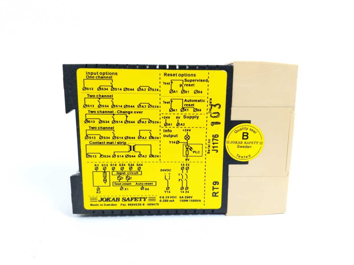 Jokab Safety RT9 24VDC Safety Relay