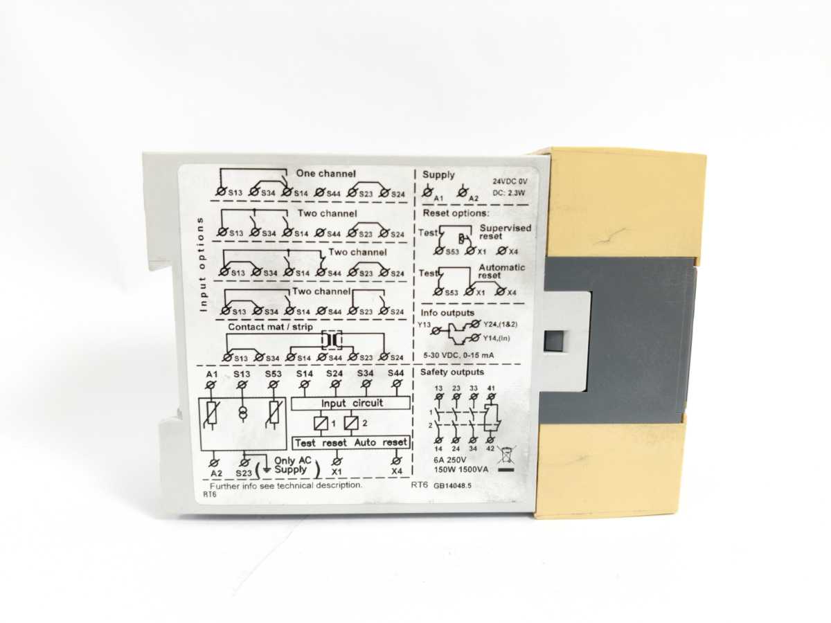 ABB 2TLA010026R0000 Safety Relay RT6 24VDC