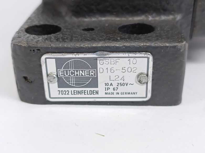 Euchner GSBF 10D16-502 L24 Mechanical Limit Switch DIN 43697