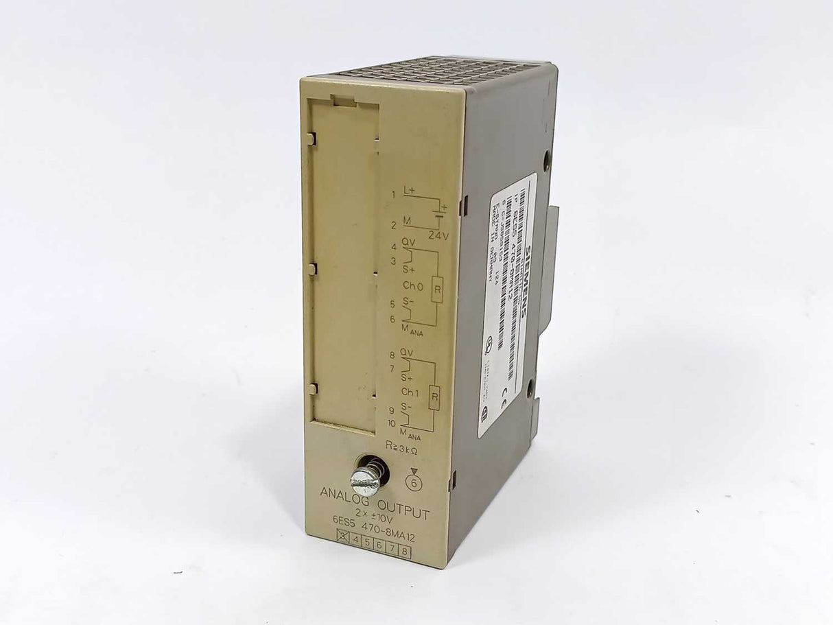 Siemens 6ES5470-8MA12 SIMATIC S5 Analog Output