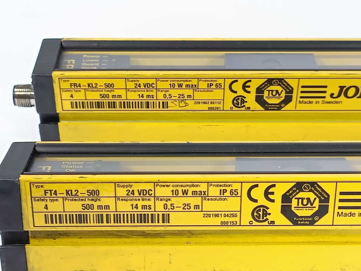 ABB / Jokab Safety F4-KL2-500 Safety Light Grids
