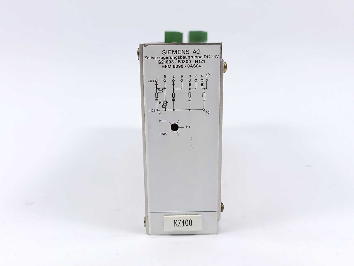 Siemens G21003-B1300-H121 Time Delay Module