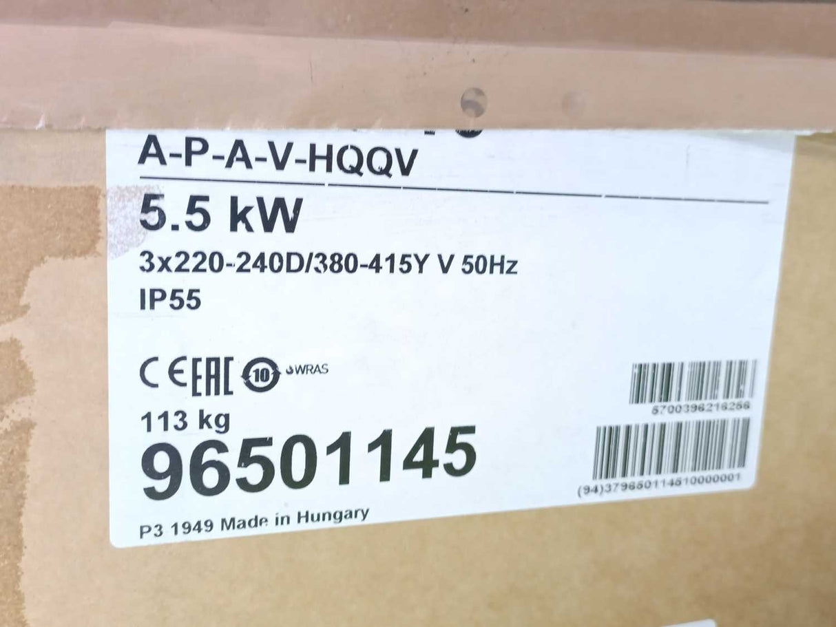 GRUNDFOS 96501145 CRI10-16 A-P-A-V-HQQV Vertical Multistage Centrifugal Pump