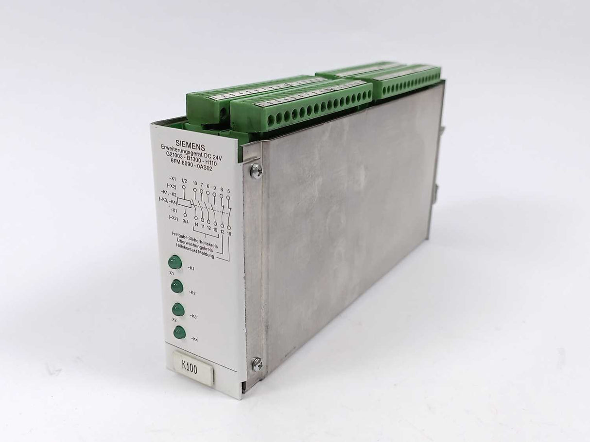 Siemens G21003-B1300-H110 6FM8090-0AS02 Expansion Unit