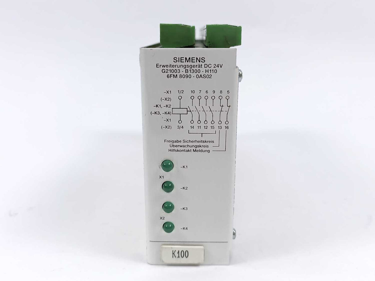 Siemens G21003-B1300-H110 6FM8090-0AS02 Expansion Unit