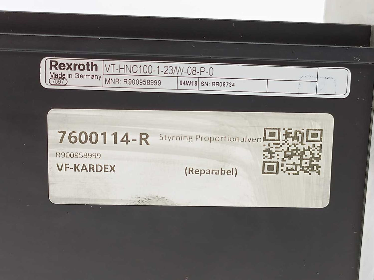 Rexroth VT-HNC100-1-23/W-08-P-0 HNC100 Add-On Board