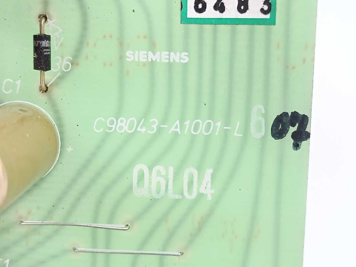 Siemens C98043-A1001-L6-07 Sermodrive 60Hz