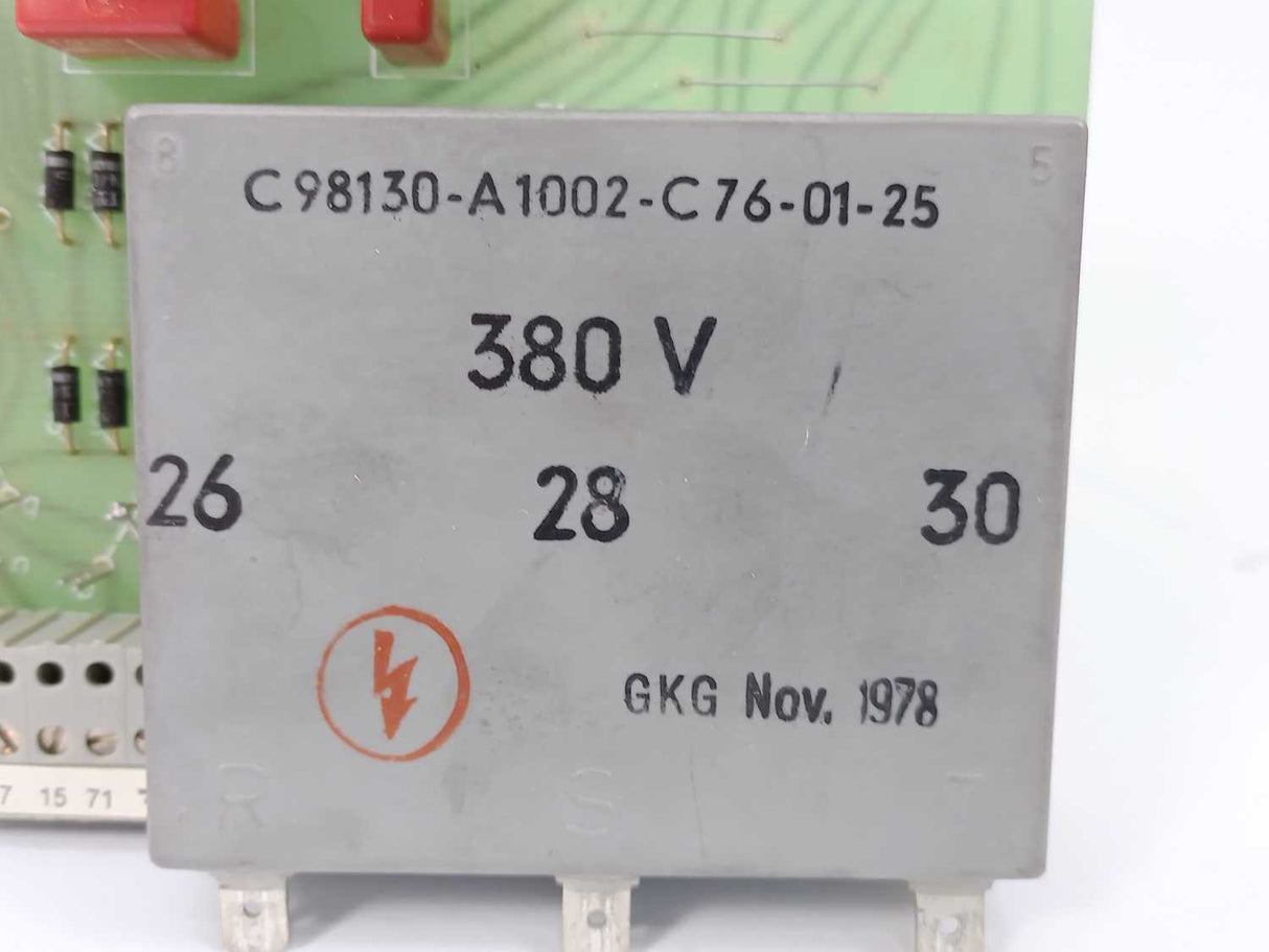 Siemens C98043-A1001-L6-07 Sermodrive 60Hz