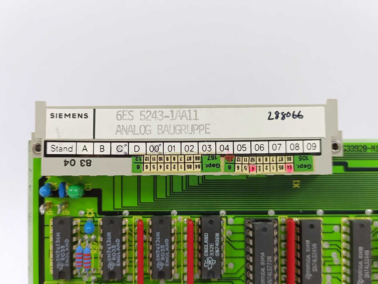 Siemens 6ES5243-1AA11 SIMATIC S5 IP 243 Analog Module