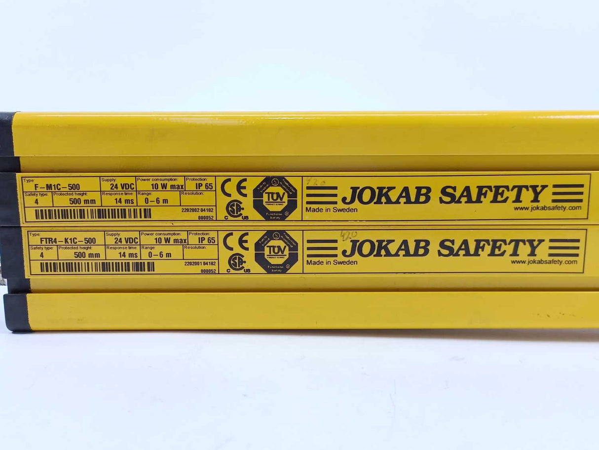 Jokab Safety FTR4-K1C-500 + F-M1C-500 Safety Light Grid