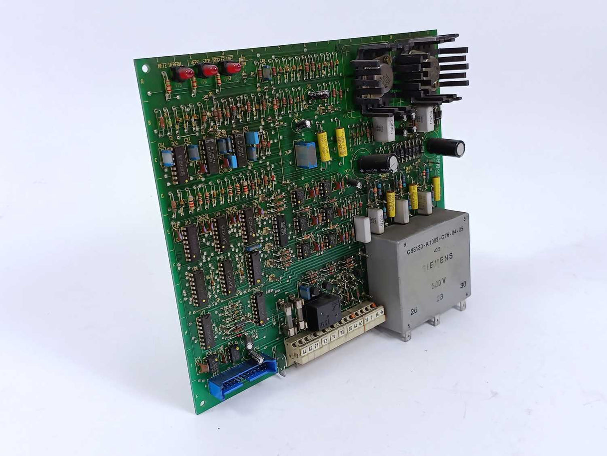 Siemens C98043-A1045-L3 Simoreg C98043-A1045-L3 11 Power Supply Regulator PCB