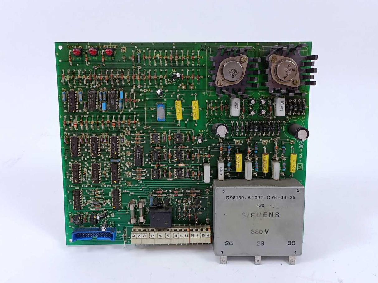 Siemens C98043-A1045-L3 Simoreg C98043-A1045-L3 11 Power Supply Regulator PCB