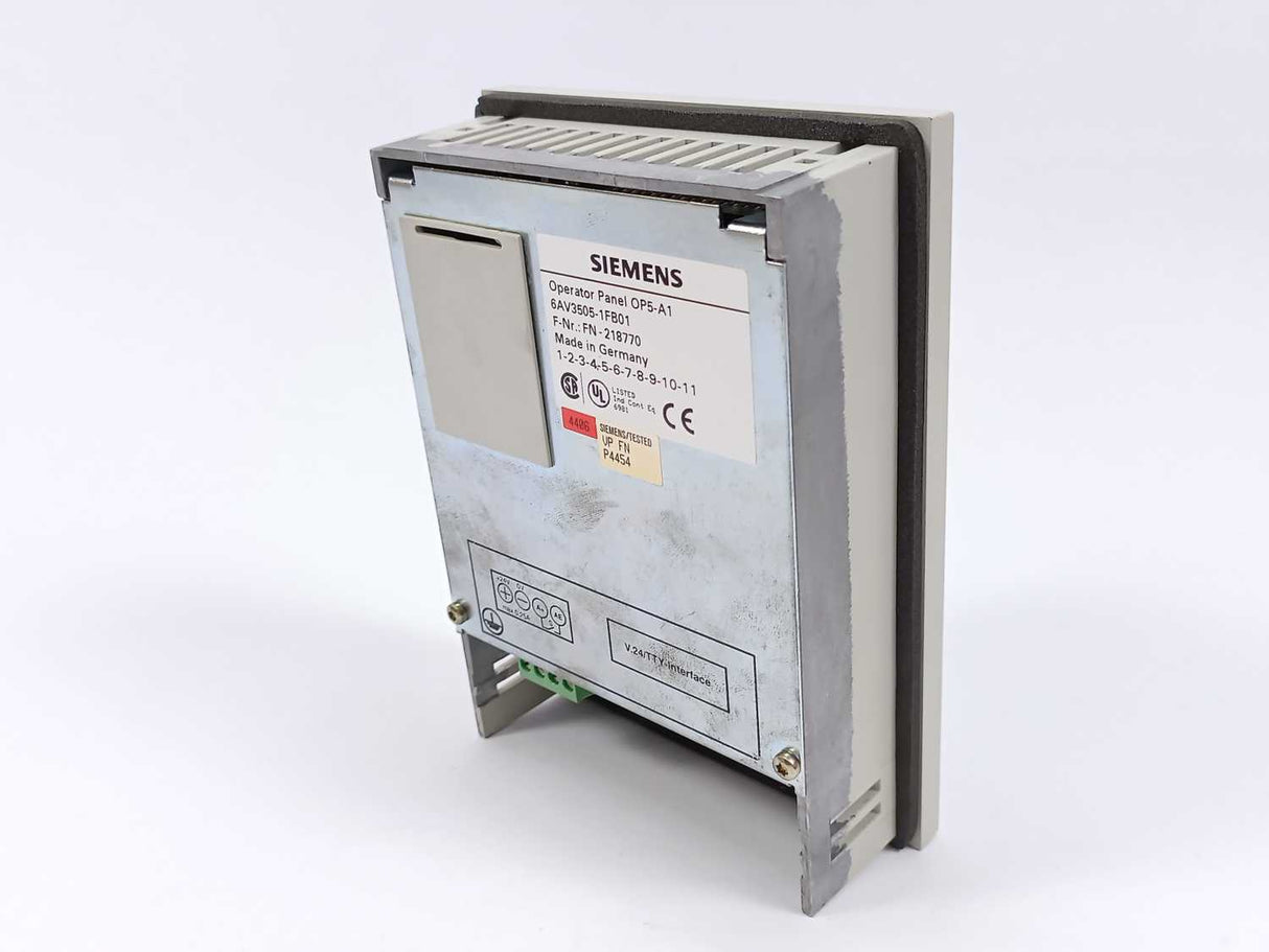 Siemens 6AV3505-1FB01 Operator Panel OP5-A1