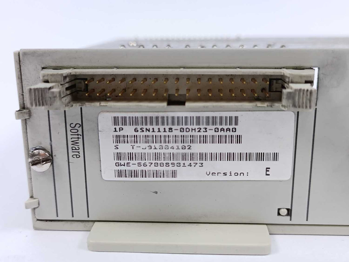 Siemens 6SN1118-0DH23-0AA0 SIMODRIVE 611-D Control Unit 2-axis