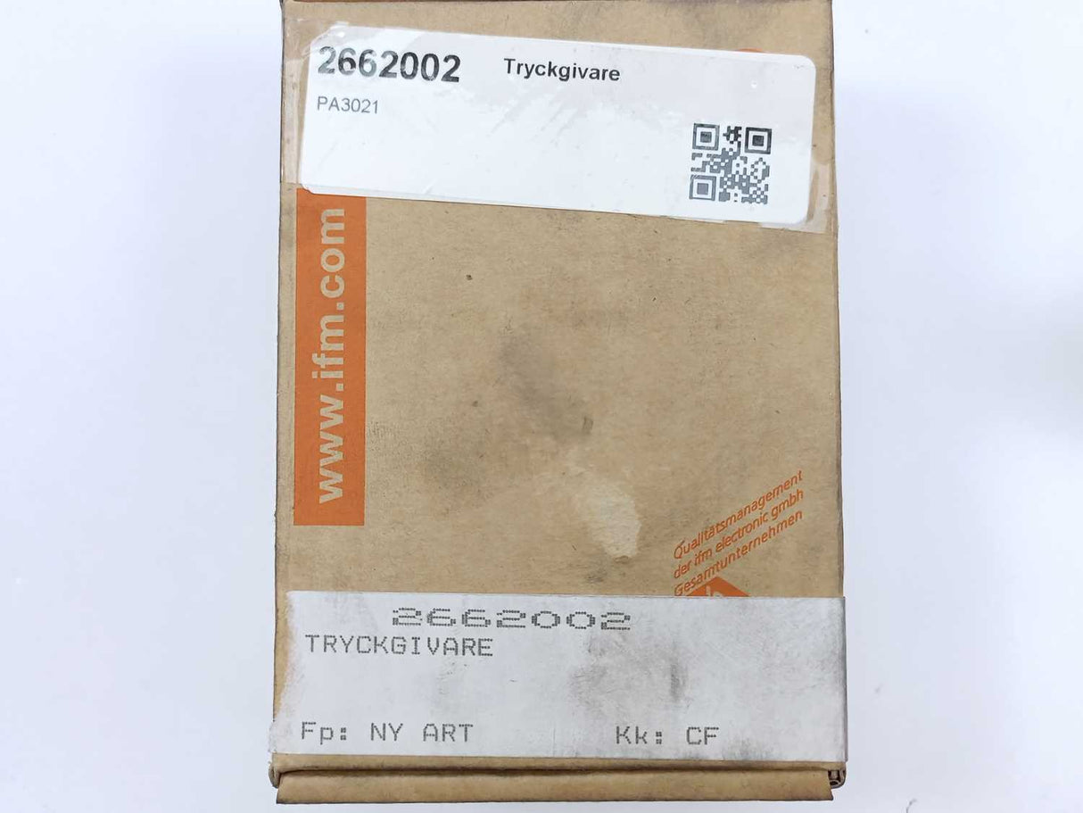 ifm PA-250-SBR14-A-ZVG/US/ /V PA3021 Pressure Sensor