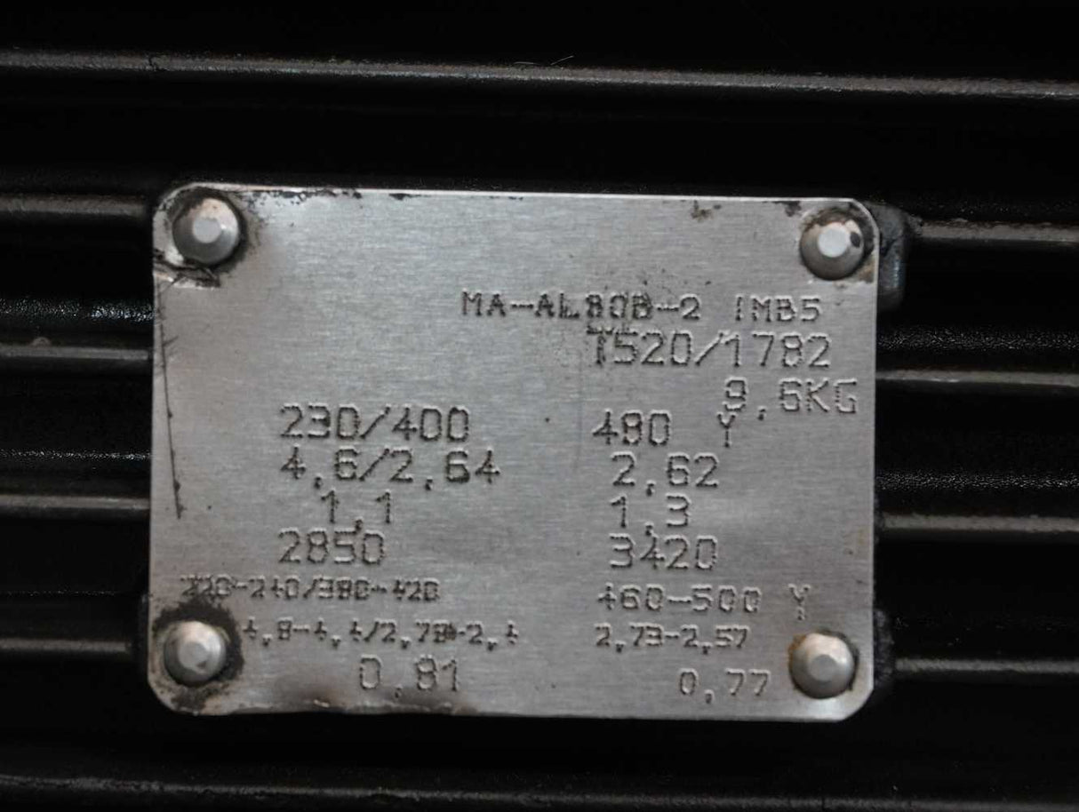 Siemens 1GG5202-0WD46-6HU5 Motor 380V 176...181A 1/min 4000 60kW