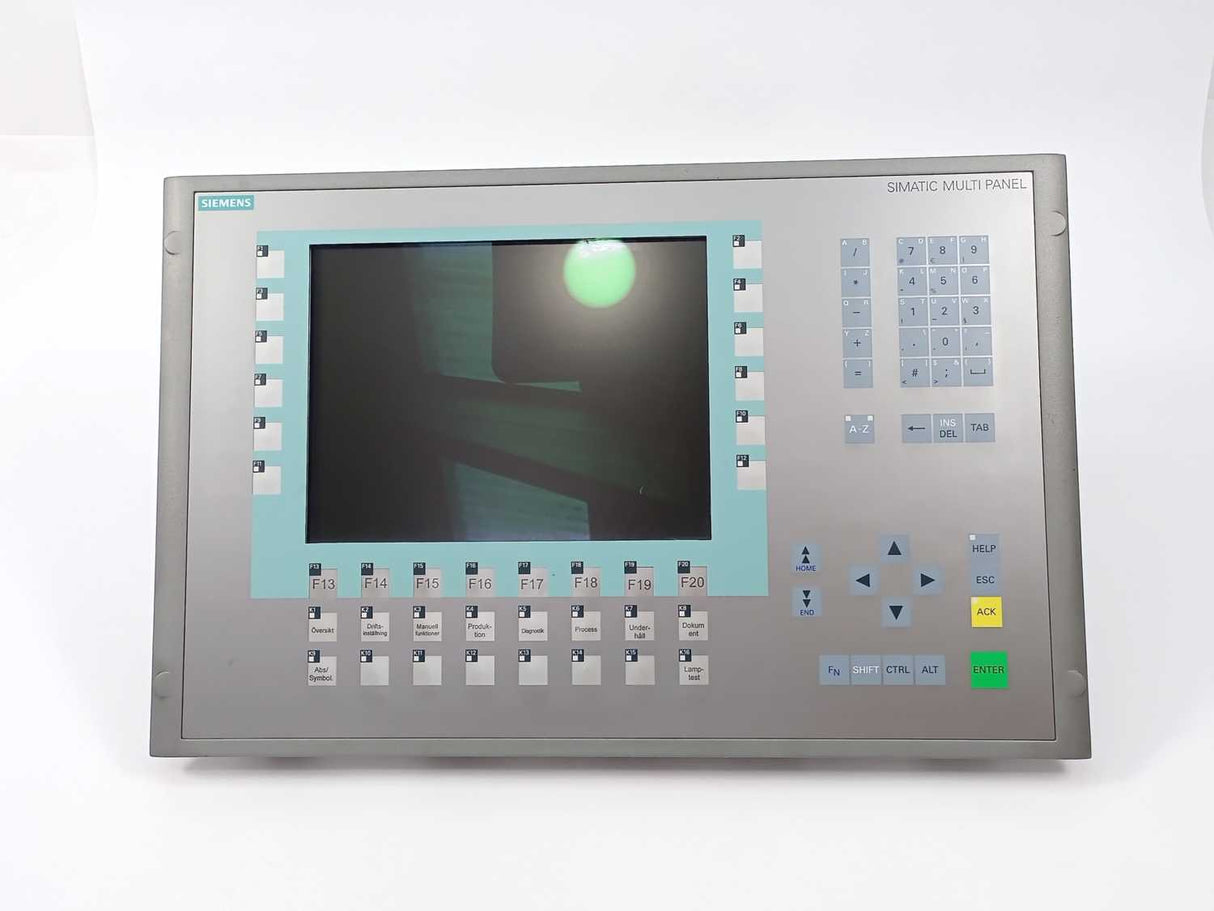 Siemens 6AV6643-0DD01-1AX1 SIMATIC MP 277 10" Key Multi Panel