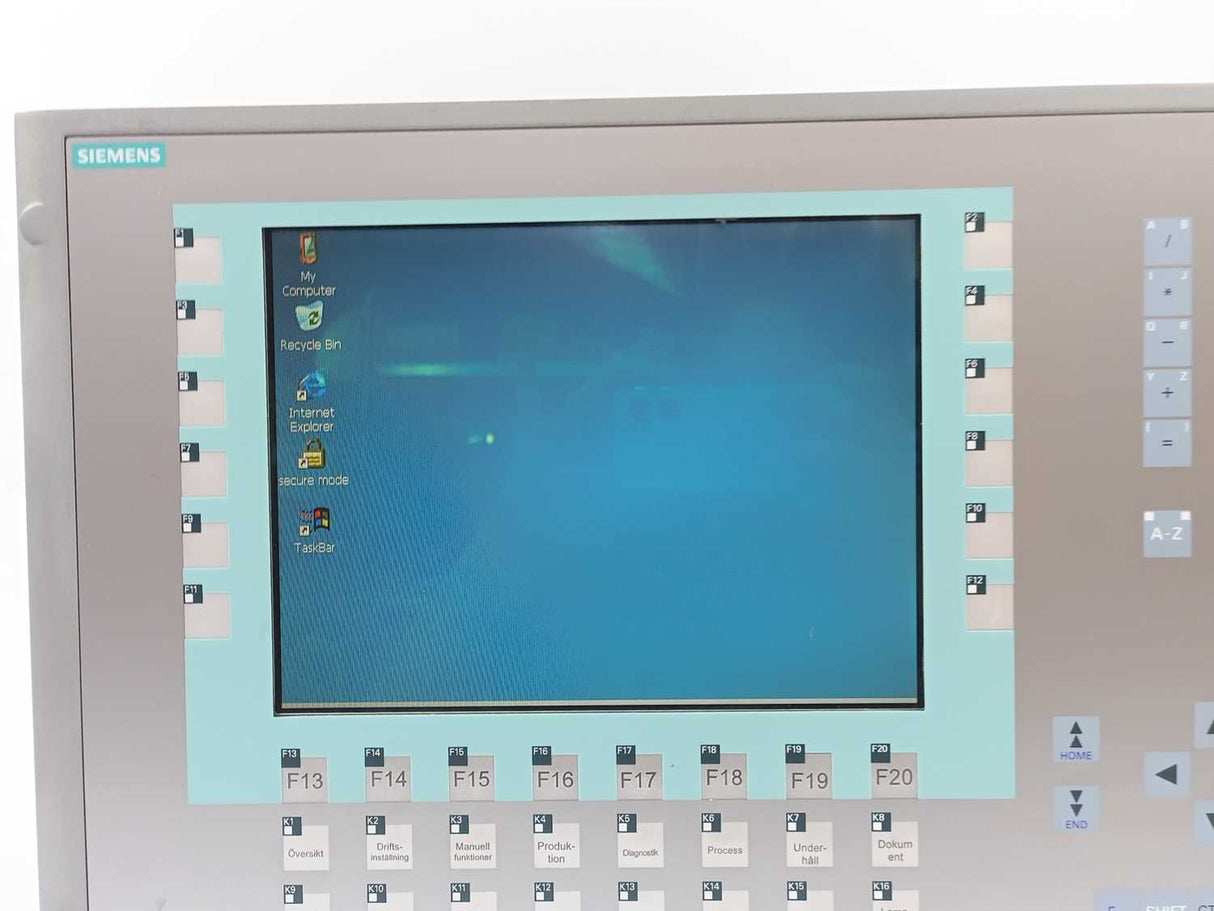 Siemens 6AV6643-0DD01-1AX1 SIMATIC MP 277 10" Key Multi Panel
