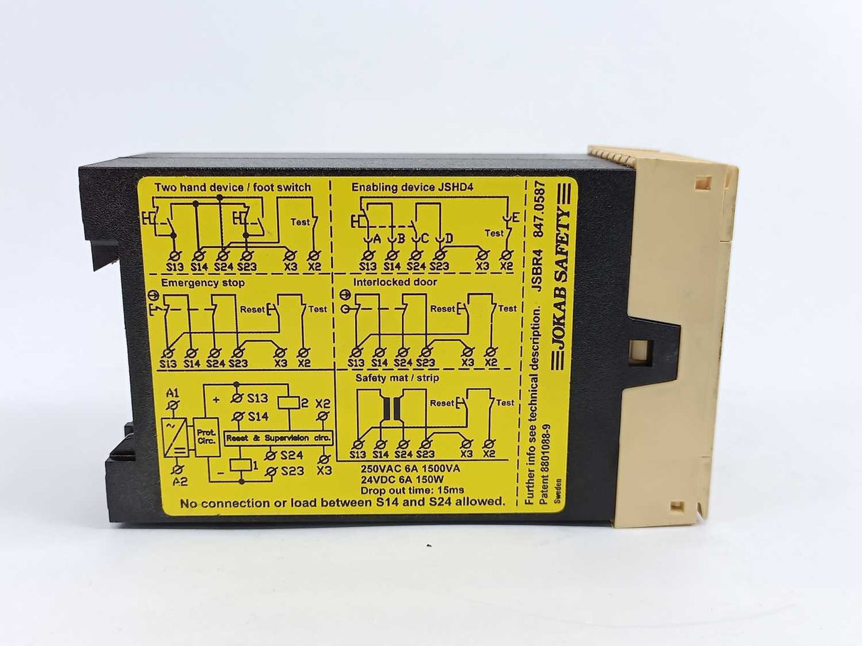 Jokab Safety JSBR4 24 VDC Safety Relay