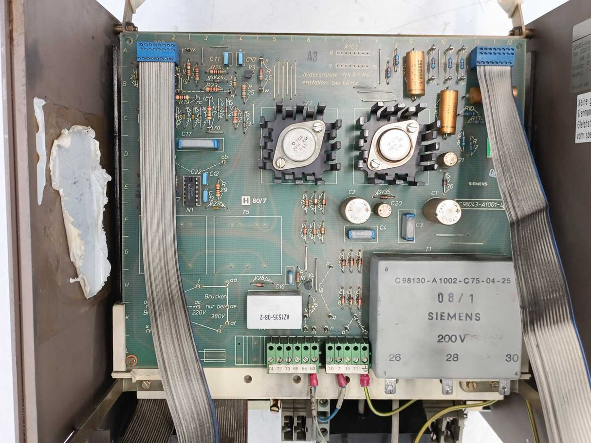 Siemens 6RA2615-6MV30-0A D200/20 Mreq-GcG6V30-2A SIMOREG Drive