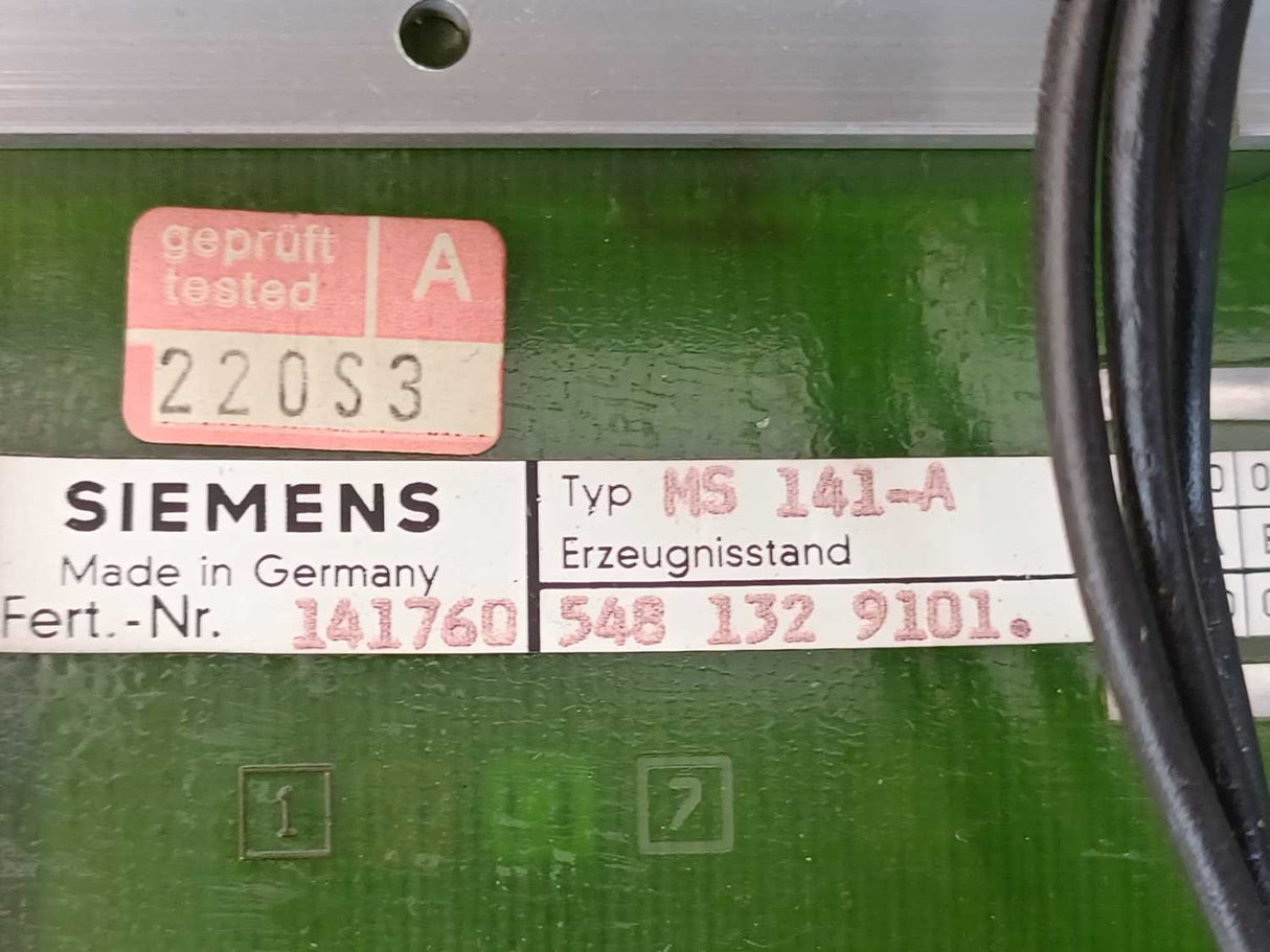 Siemens MS141A GE.548132.0002.00 MS141-A Power Supply