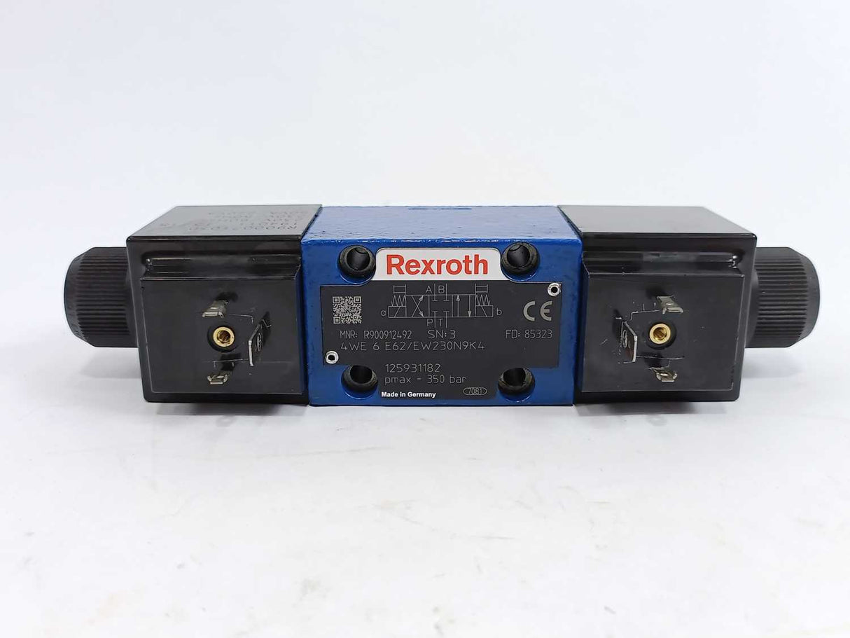 Rexroth R900912492 4WE6E62/EW230N9K4 Directional Spool Valve