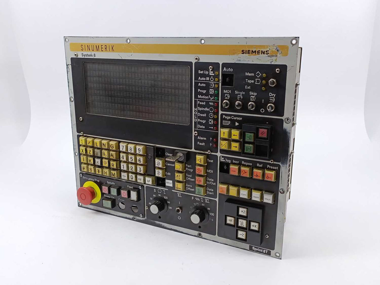 Siemens 548 021.9010.01 SINUMERIK System 8 Operator Panel