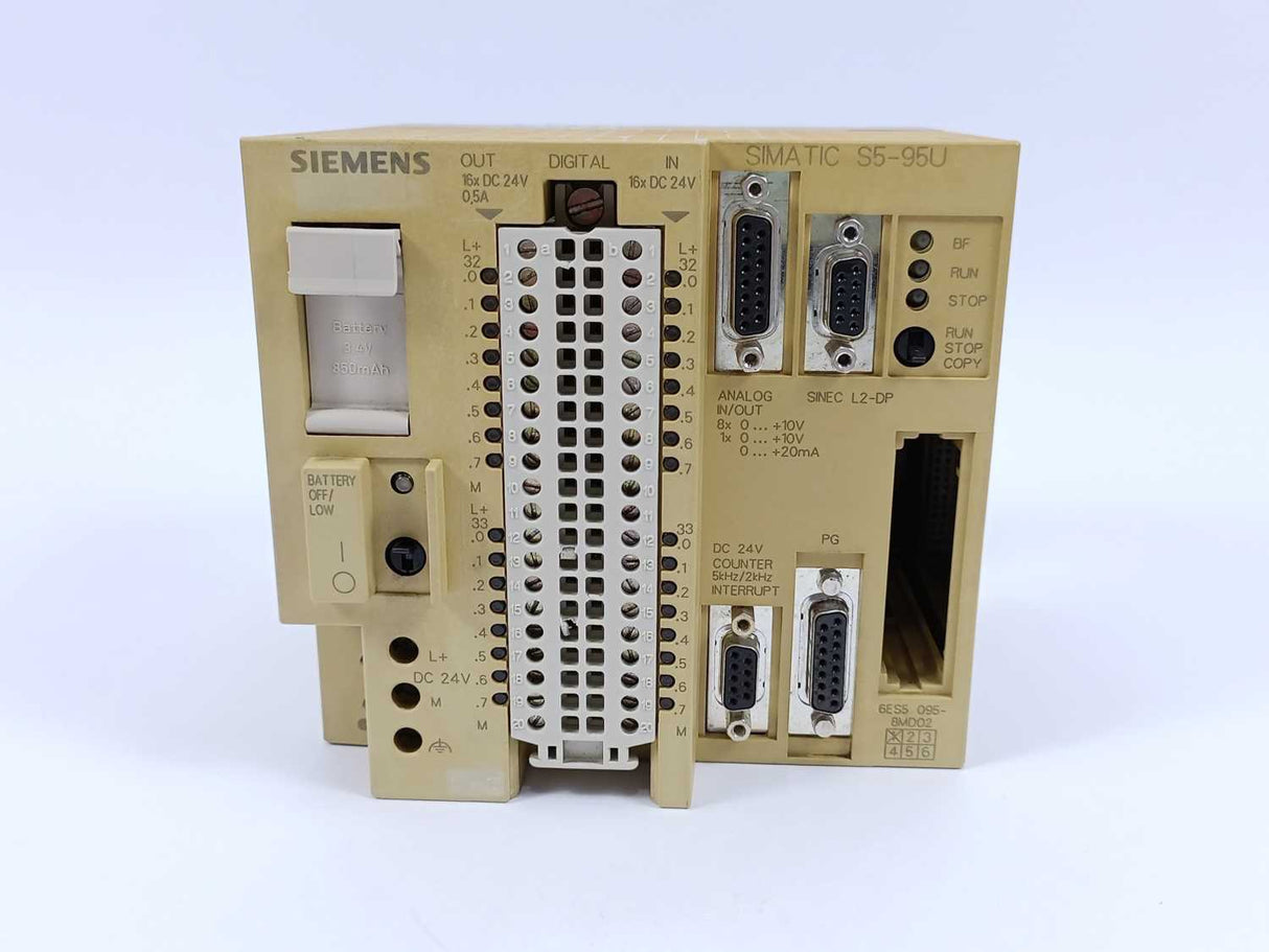 Siemens 6ES5095-8MD02 SIMATIC S5, S5-95U COMPACT UNIT