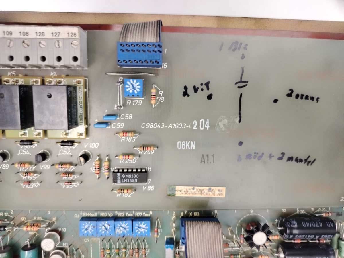 Siemens 6RA2675-6DV51-1A D380/190 Mreq-GcGF6V51-2A SIMOREG Drive