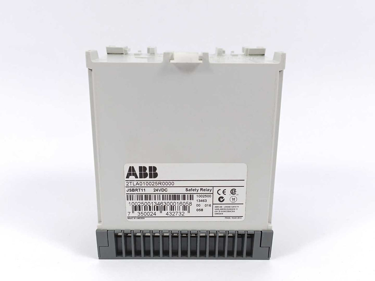 ABB 2TLA010025R0000 JSBRT11 Safety Relay 24VDC