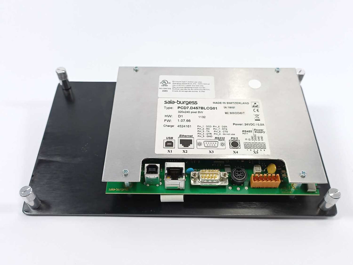 Saia-Burgess PCD7.D457BLCG01 Operator Interface 320x240 pixel BW