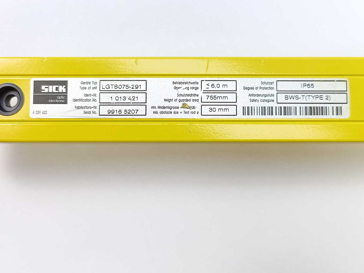 SICK LGTE075-291 Light Safety Curtain