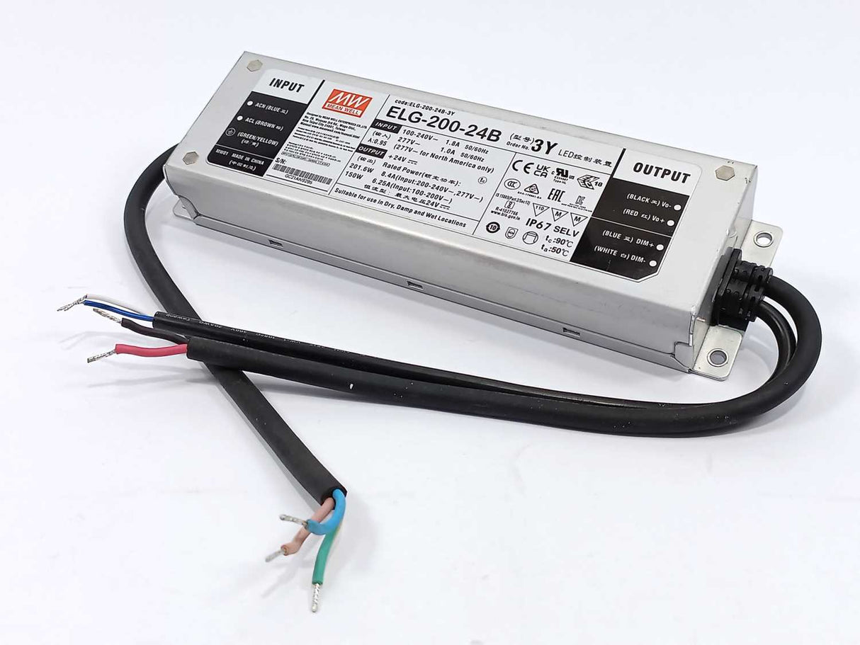 Mean Well ELG-200-24B-3Y AC-DC Single output LED Driver Mix Mode
