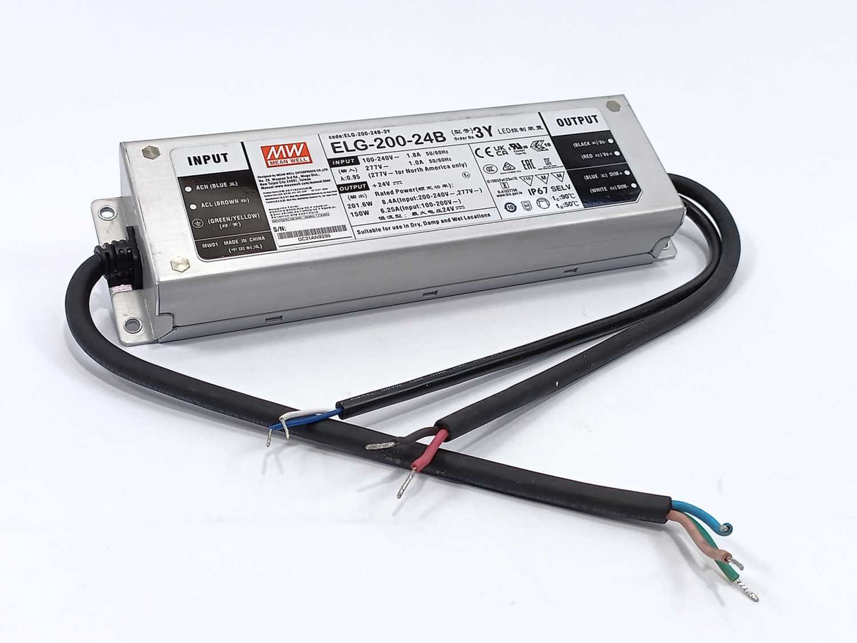 Mean Well ELG-200-24B-3Y AC-DC Single output LED Driver Mix Mode