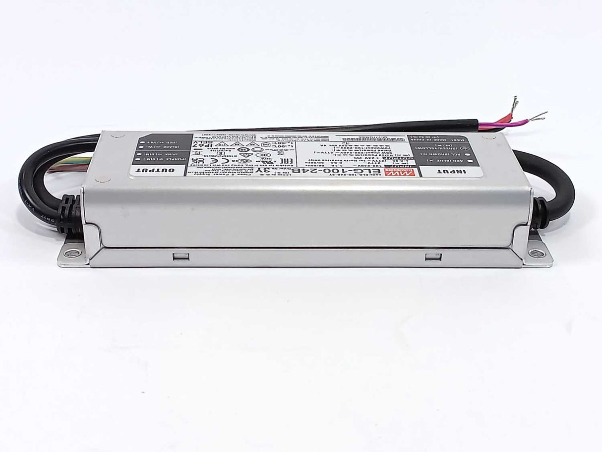 Mean Well ELG-100-24B-3Y AC-DC Single output LED Driver. 96W 24V 4A