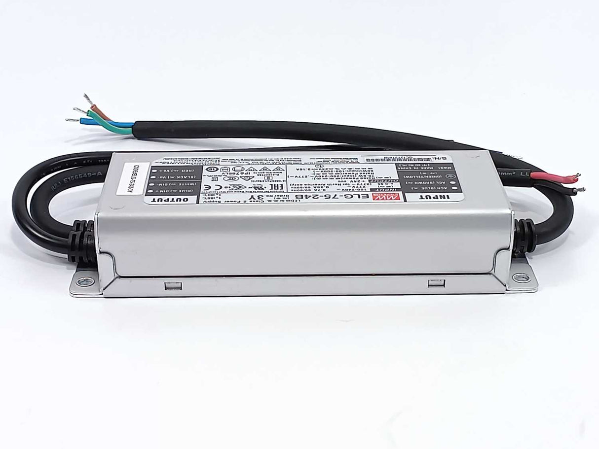 Mean Well ELG-75-24B-3Y AC-DC Single output LED Driver. 75.6W 24V 3.15A