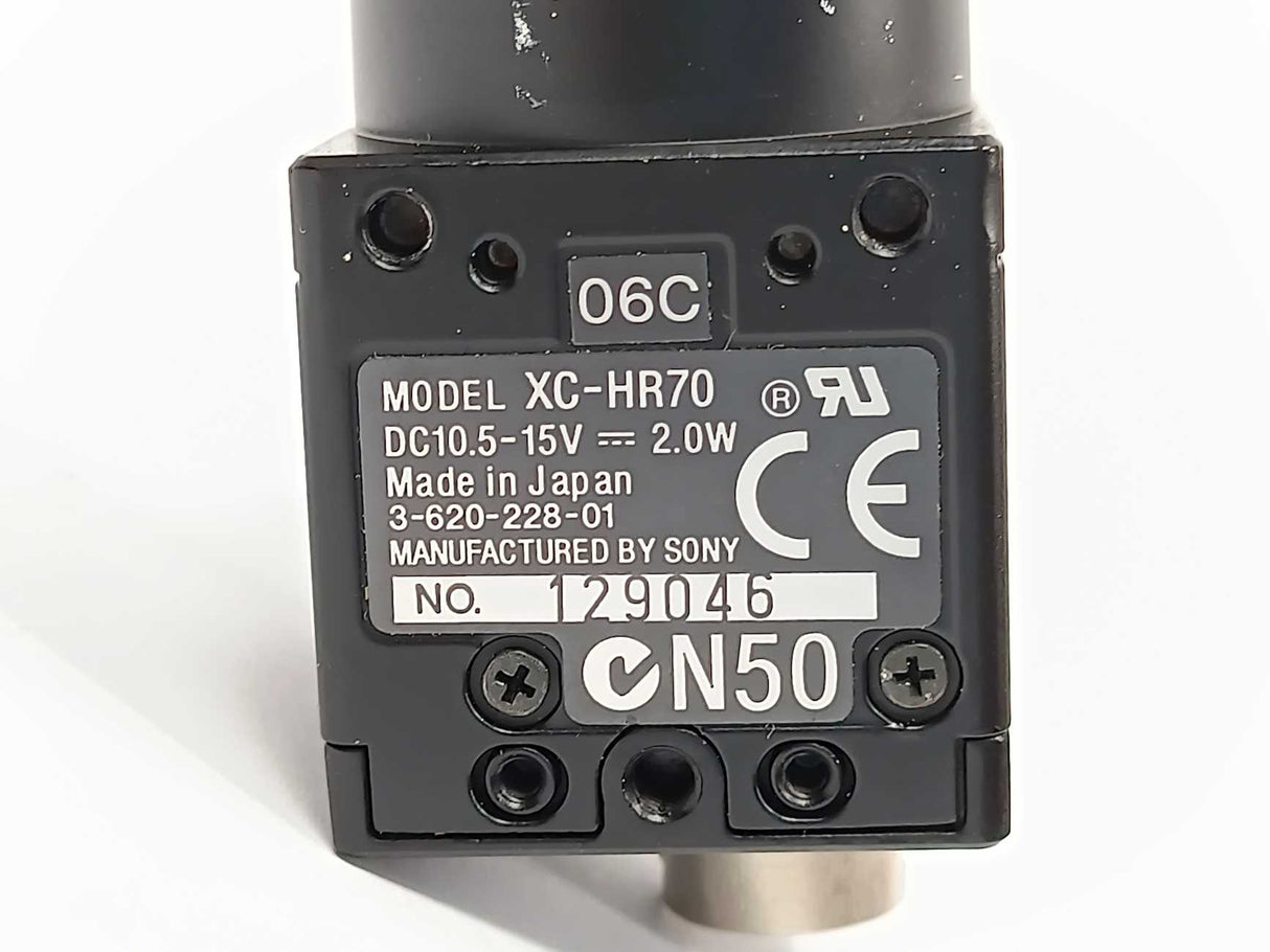 Sony XC-HR70 Machine Vision Camera, 3-620-228-01