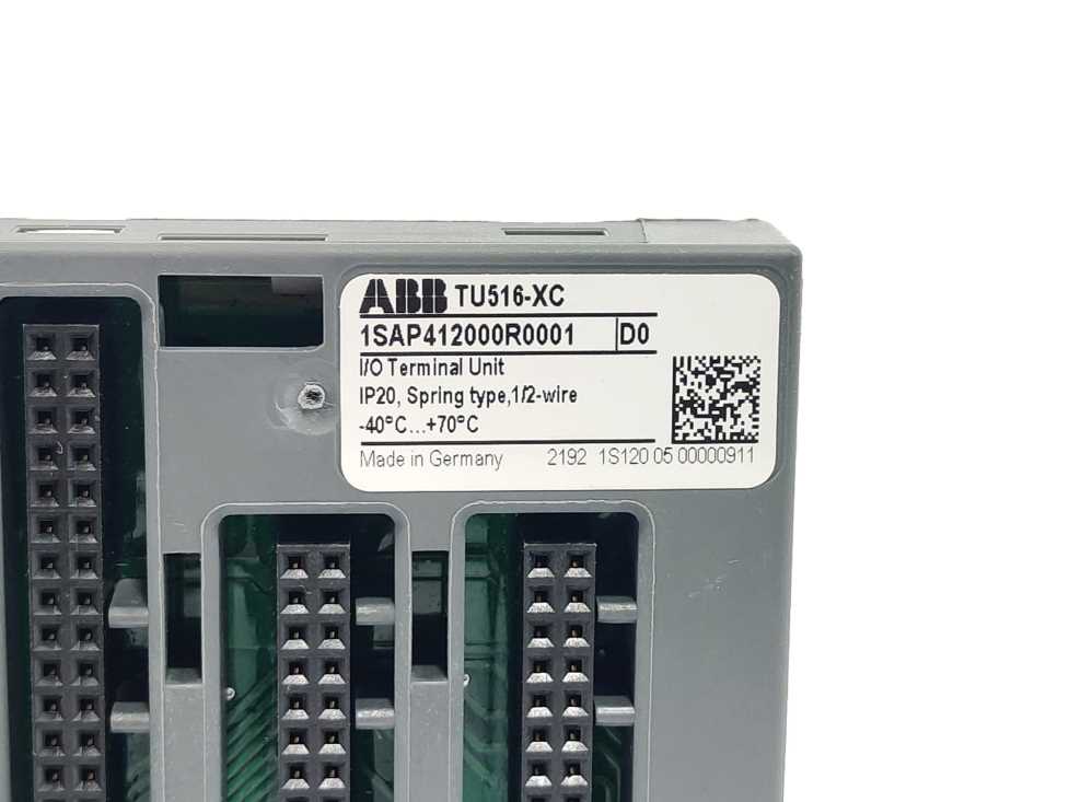 ABB 1SAP412000R0001 I/O Terminal Unit TU516-XC, B4