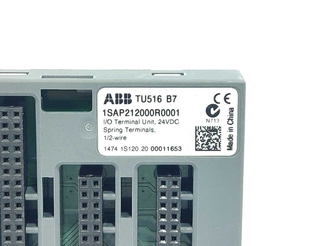 ABB 1SAP212000R0001 IO Terminal Unit for Analog and 24 VDC Digital Modules