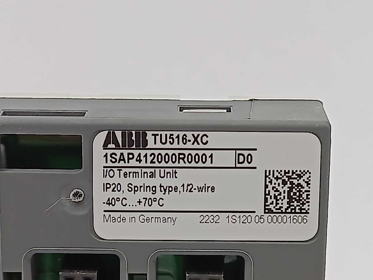 ABB 1SAP412000R0001 TU516-XC, I/O Terminal Unit
