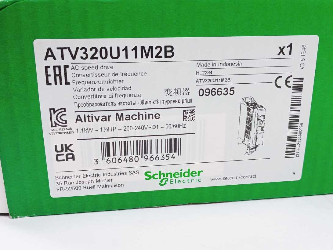 Schneider Electric ATV320U11M2B Altivar AC speed drive