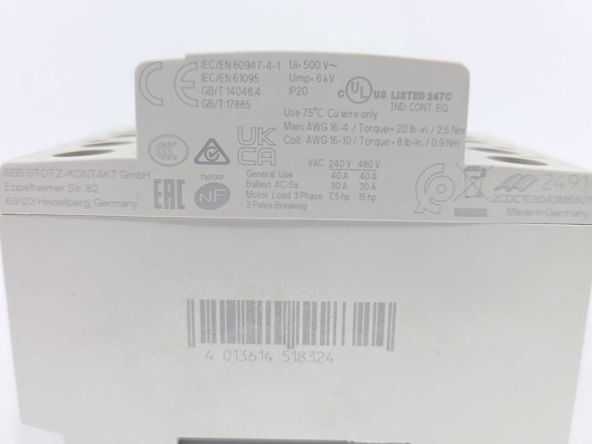 ABB 1SAE341111R014D ESB40-40N 24V, AC/DC 40-450Hz